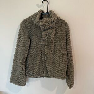 Patagonia Green Pelage Faux Fur Jacket